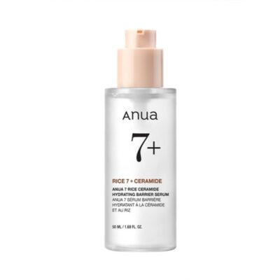 سرم آبرسان و تقویت‌کننده سد دفاعی برنج و سراماید آنوا با حجم 50 میل Anua 7 Rice Ceramide Hydrating Barrier Serum